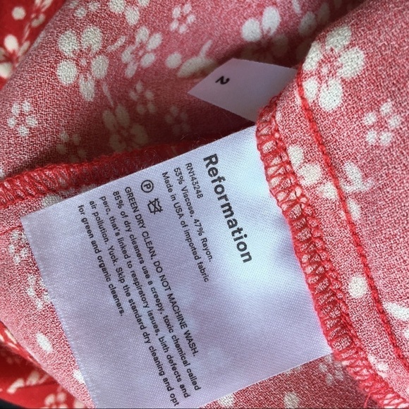 RARE NEW Reformation Kopa Sweetheart Dress Size 2 - Picture 12 of 13